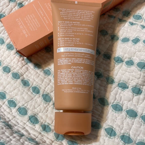 NIB Kristen Ess Color Depositing Conditioner - Coral Rose - Picture 5 of 6